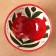 Rishtan ceramics "grenade" 15 cm, small, small