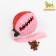 The ball under the treats is relief on the rope, TPR, 8 cm, red-pink
