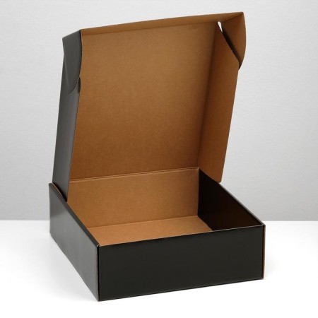 Gift box "100% man", black, 28.5 x 9.5 x 29.5 cm-3