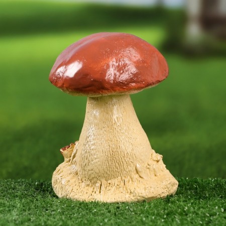 Garden figure "Big Mushroom" security with Bezhev, 17x13x13cm-1