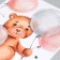 Stick plastic interior color "Bear with balloons" 45x60 cm