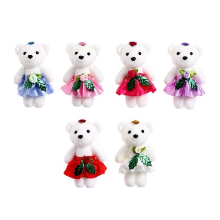 Foam toy "Bear with Flower", Mix Colors-4