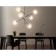 Suspended Ambrella Light, Modern, TR2515, 6XG9, Black color, brass