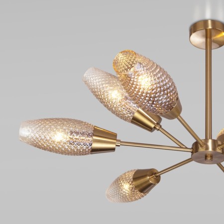 Ceiling chandelier with Thalia, 60W, E14, 85x85x55 cm-1