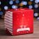 The box is folding, bilateral, "Merry Christmas", 16 x 16 x 10 cm