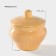 Ceramic Karakum baking pot, 350 ml, D = 9.5 cm