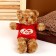 Soft toy "Bear in a T -shirt", Mix colors