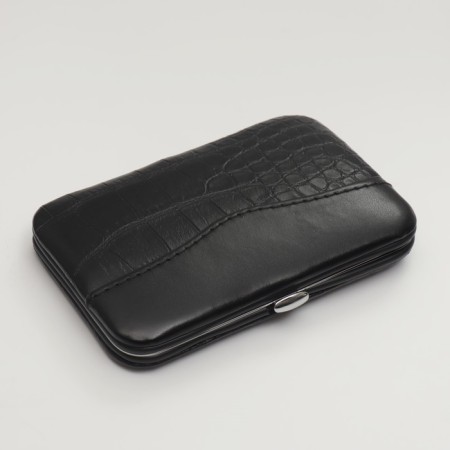 Manicure set, 6 items, in case, black color-6