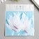 Decor for creativity Textile embroidery "Flight of butterflies" White 7.2x5 cm
