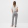 Home Home "Dachshund" (T -shirt, trousers), white/gray color, size 44