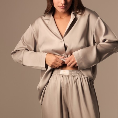 Home suit (shirt and trousers) SL Home p. XL, gray-2