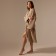 WAFEL Women's bathrobe SL Home: Waffle "Sabbia", size S, 100% cotton, 320 g/m2