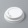 Disposable cover for a glass "white" with a valve, 80 mm