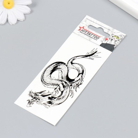 Tattoo on the body "Dragon" 5.6x12 cm-1