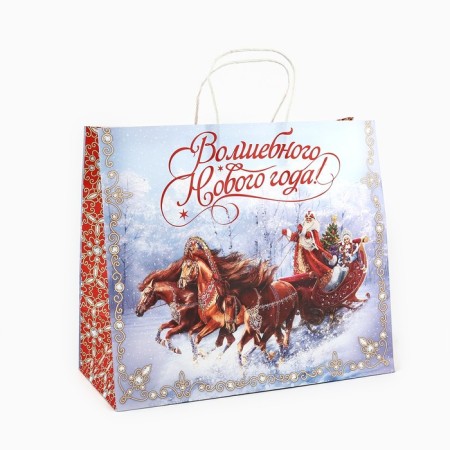 Package New Year's craft “Magic New Year”, 28 x 15 x 32 cm, New Year-1
