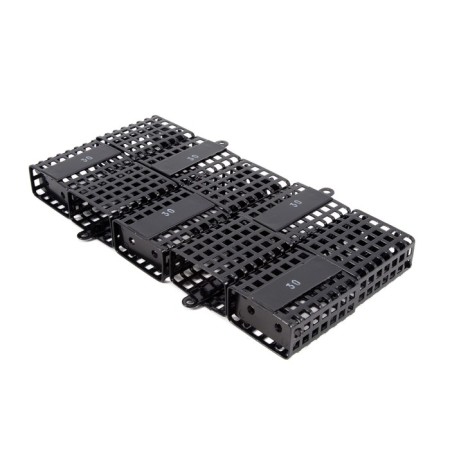 Feeding feeder Yaman rectangular 30 g, metal, removable plastic bottom, packaging 10 pcs. 106948-1