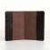 Cover for passport, Textura, brown color