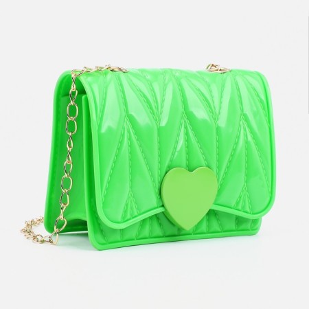 Bag Messenger Baby on the magnet, green color