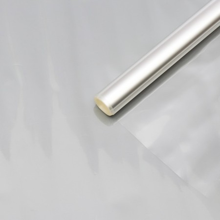 Flower film is a transparent 0.9 x 6.2 m, 200 g, 40 μm