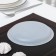 Set of plastic disposable plates, d = 17 cm, 10 pcs, white color