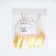 Feathers for decor, gold, partial color 13-15 cm 10 pcs
