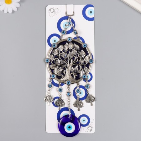 Suspension from the evil eye "Tree" + 5 suspensions 11x27 cm-3