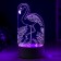 Flamingo lamp Led RGB from the network 9.5x10x19.5 cm Risalux
