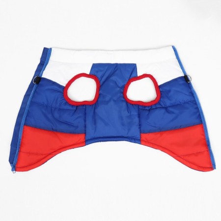 Dog jacket "Patriot", size XL (DS 40, OG 60 cm)-6