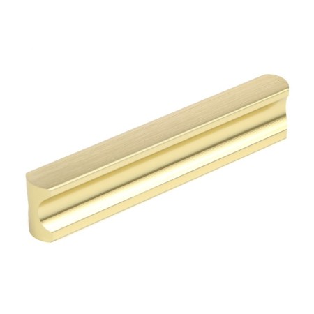 Cappio RSC022, aluminum, m/o 64 mm sloping handle, satin gold color-1