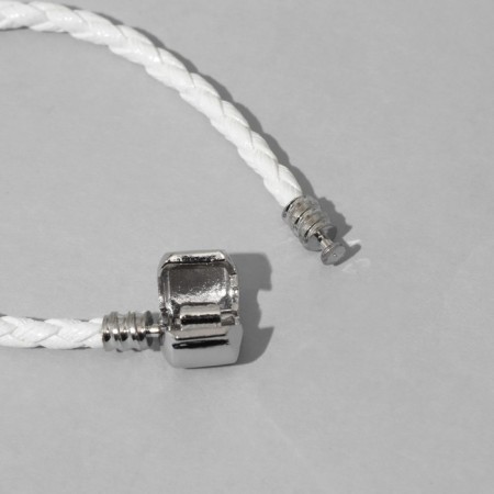 The basis for the bracelet "Bead", the color is white in silver, 15 size-1