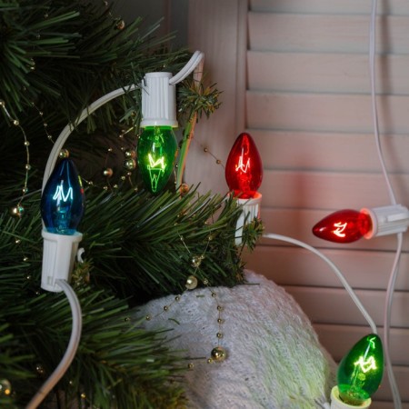Incandescent lamp, 10 W, E12, 220 V, for nightlights and garlands, transparent-5
