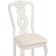 Wooden Lomar chair array of gveei, white/beige 46x58x98 cm