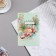 Postcard "On Birthday!" glitter, decorative element, shell