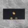 “Gifts” envelope, on black craft, embossing, 16.5 x 8 cm