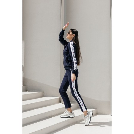 Female ishomine is a suit, size 50, dark blue color-12