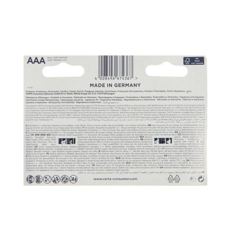 Battery alkalin Varta Energy, AAA, LR03-10BL, 1.5V, blister, 10 pcs.-1