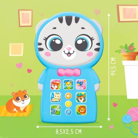 Musical phone number "Favorite cat", sound, light-3