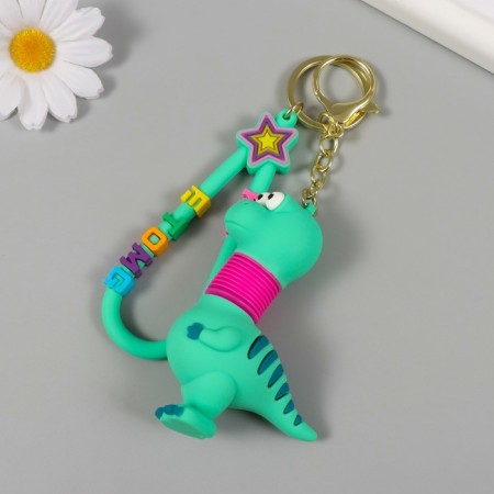 Trick rubber with carbine, strap "Dinosaurus" Hofroshey 3.5x6.5x8.5 cm-2