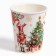 A one -time paper glass “Happy New Year”, a fairy tale, 250 ml