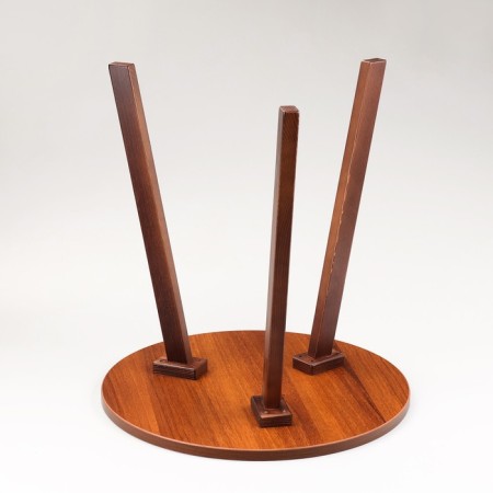 Coffee table "Bruges", d = 45 cm, height 47 cm, color of tavolato nuts-3