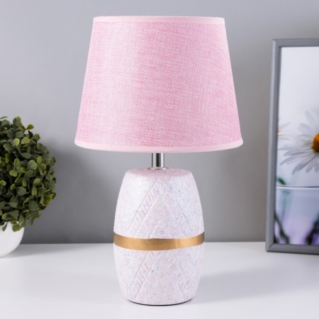 E14 40W Pink 20x20x34 cm Risalux table lamp "Isabella"