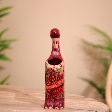 Stander for pens "bird" wood 22 cm-1
