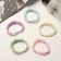Hair gum "Anet" spots, 5 cm, mix