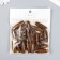 Buttons wood for creativity 2 punctures "cylinder" set 20 pcs 4x1.1x1.1 cm