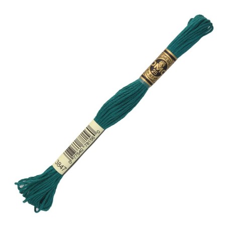 The threads of the DMC 117 (3847), 12 pcs. packaged