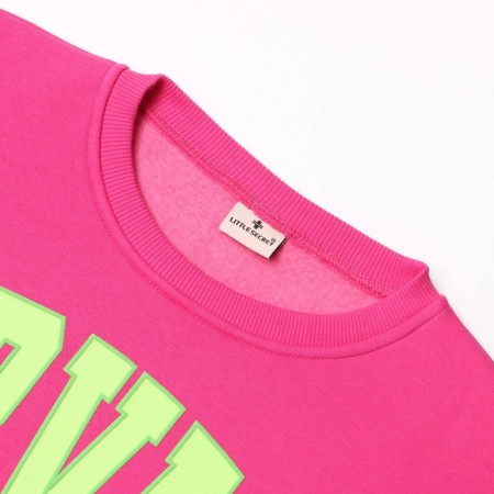 Women's sweatshirt was launched, pink color, rr One size (42-46)-3
