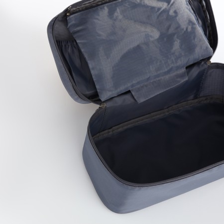 Lightning cosmetic bag, gray color-3