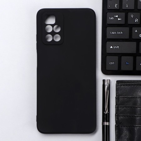 Innovation cover, for Xiaomi Redmi 10, silicone, matte, black