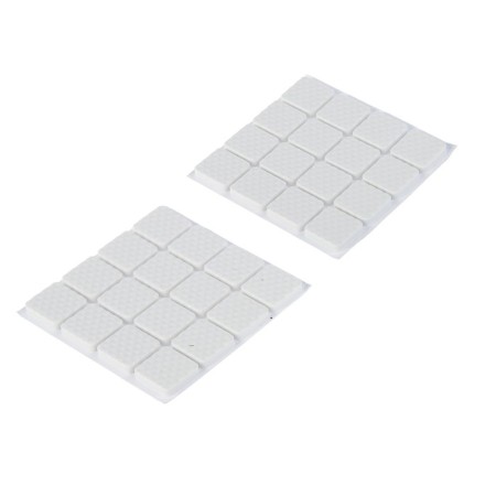 Lining furniture square tundra, size 18 x 18 mm, 32 pcs, polymer, white color-1