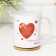 Sublimation mug "beloved husband", with application